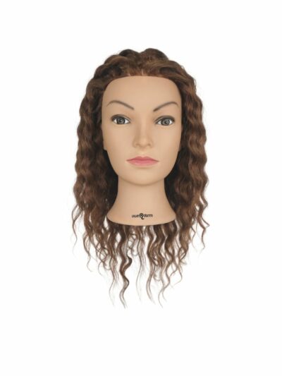 Testina riccia grande, castano medio