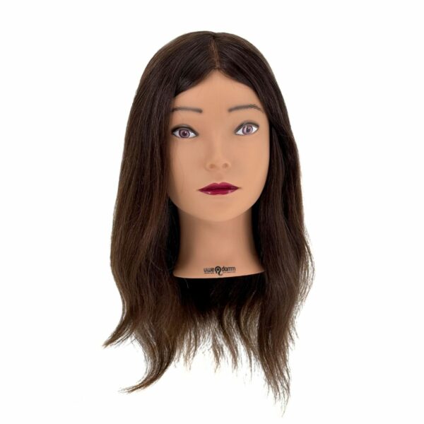 Vicky training head, hair with cuticle