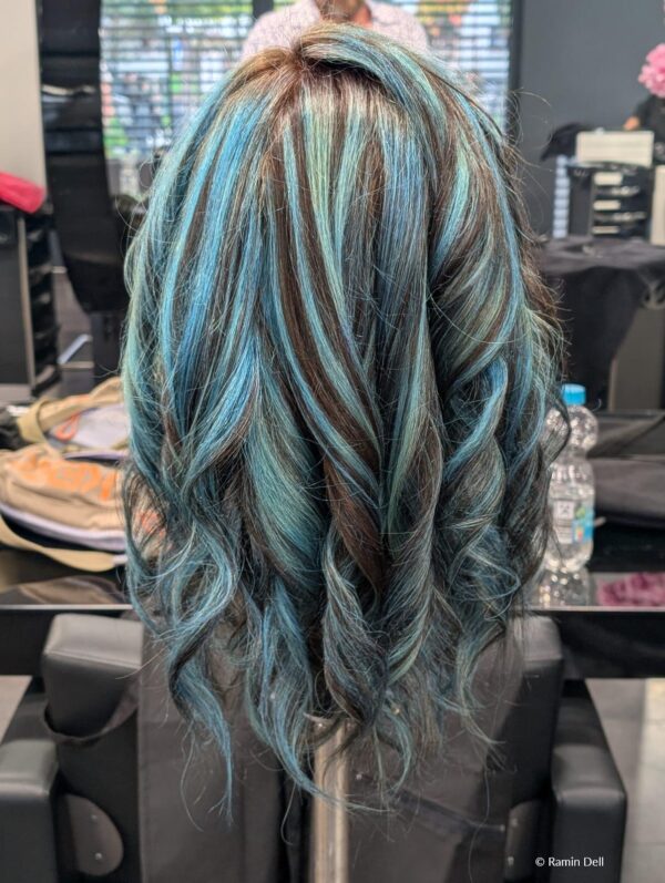 Vicky training head, hair with cuticle - Image 4